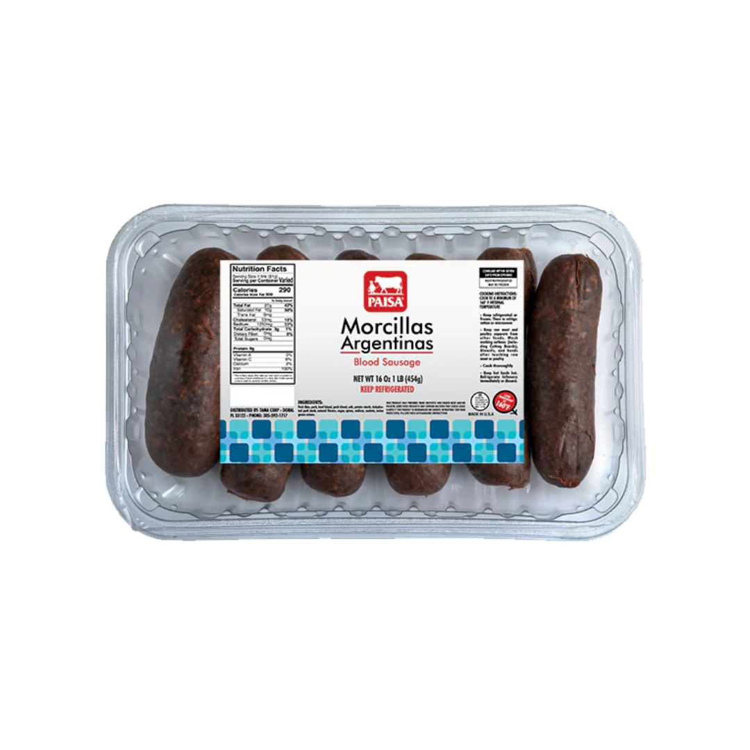 Paisa Morcillas Argentinas 12 x 1 lb