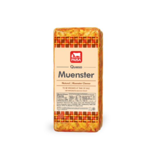 Paisa Queso Muenster 6 x 6 lb (per Lb)