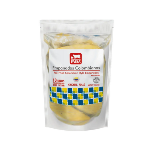 Paisa Empanadas Colombianas POLLO 8 x 10 ea